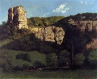 Courbet, Gustave - Landscape: Bald Rock in the Valley of Ornans